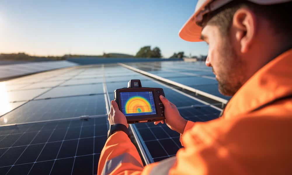 Servicios 12 - Ontec Energy - Instalación de placas solares Mediciones termográficas con IA